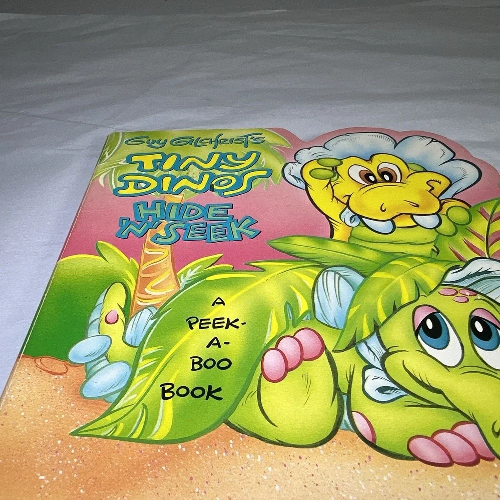 Tiny Dinosaurs Hide N Seek‎ Peek A Boo Book Guy Gilchrist Shaped Kids Board Book